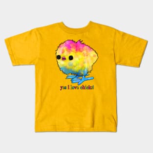 I Love Chicks! Pan Kids T-Shirt